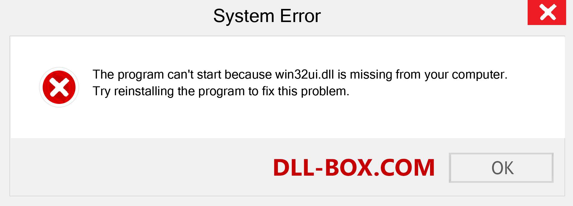  win32ui.dll file is missing?. Download for Windows 7, 8, 10 - Fix  win32ui dll Missing Error on Windows, photos, images